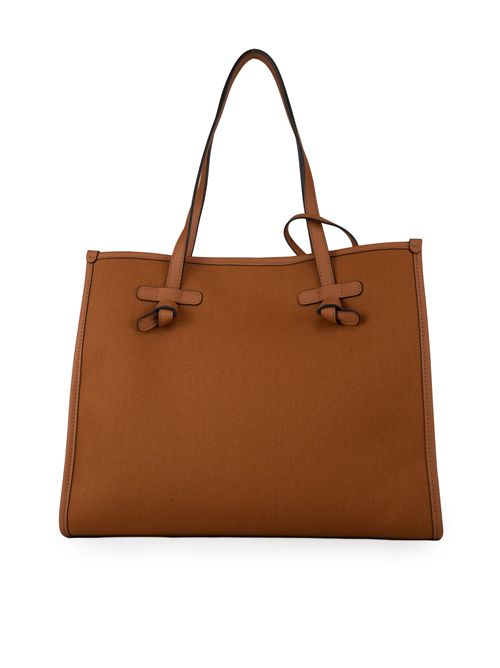 Borsa Shopping Marcella in canvas Cuoio GIANNI CHIARINI | BS 6850 COMMCUOIO-CORDA-CARAMEL